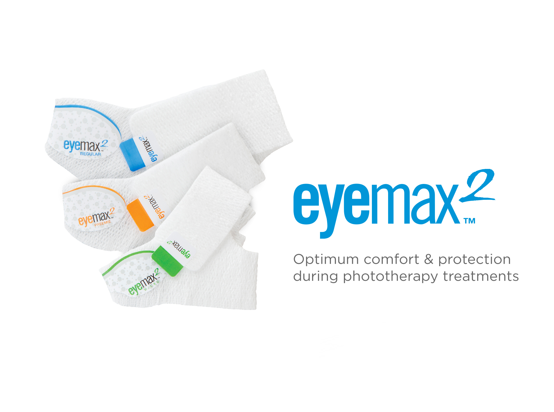 Three Eyemax 2 phototherapy masks