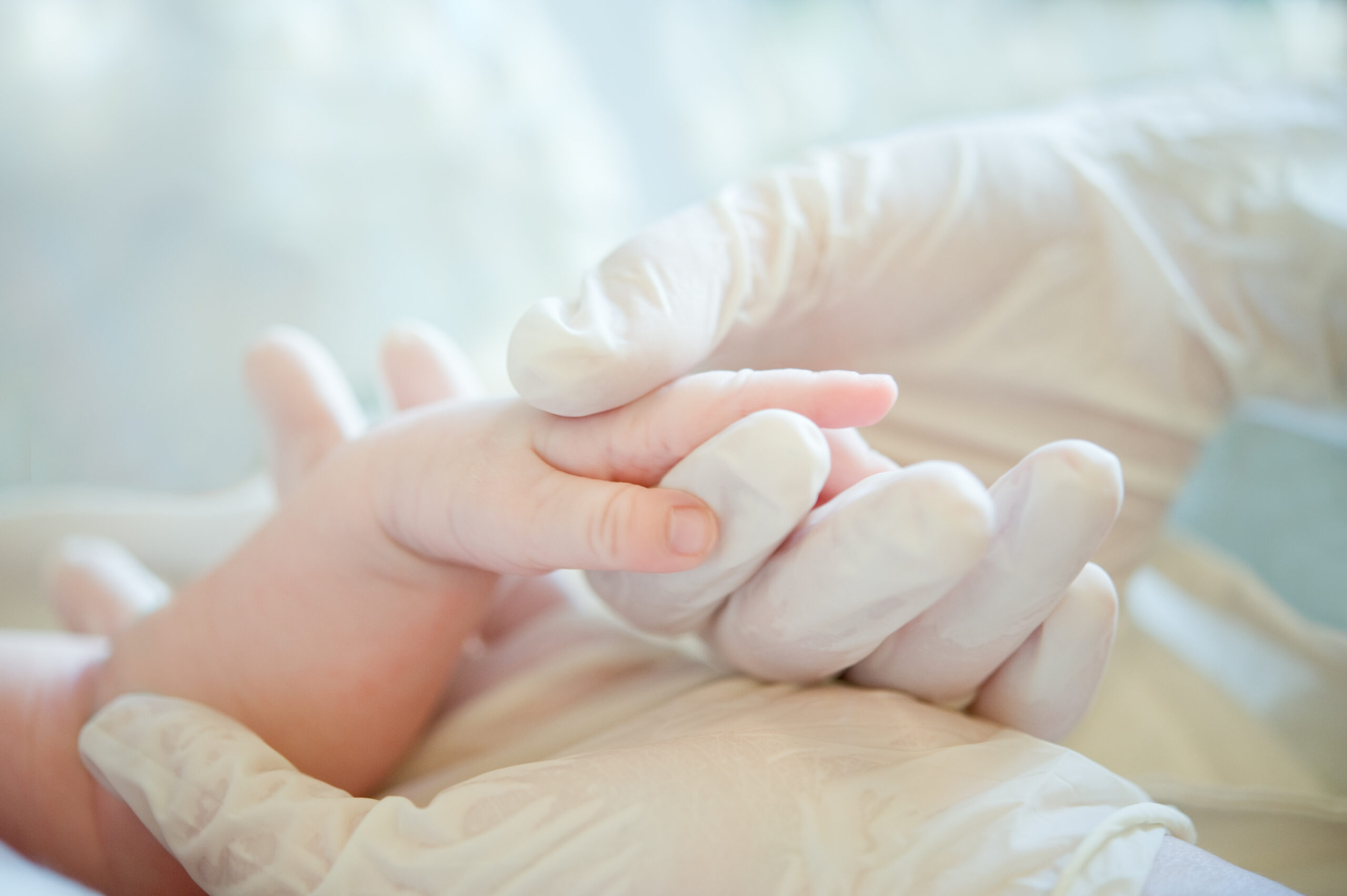 A,Helping,Hand,To,Sick,Baby,In,Hospital